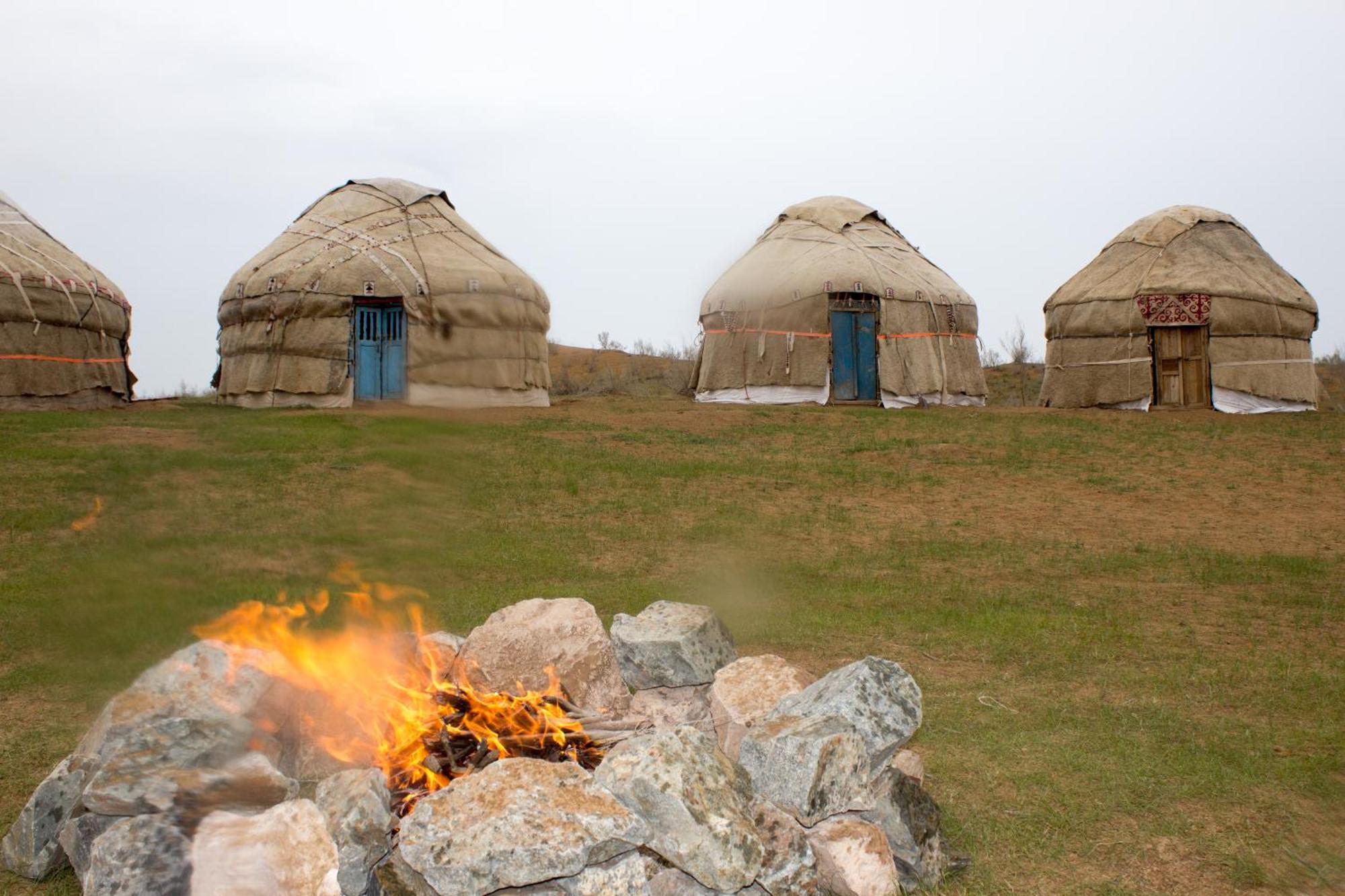 Hotel Authentic Uzbek Yurt Camp Eco-Friendly Nurota Esterno foto