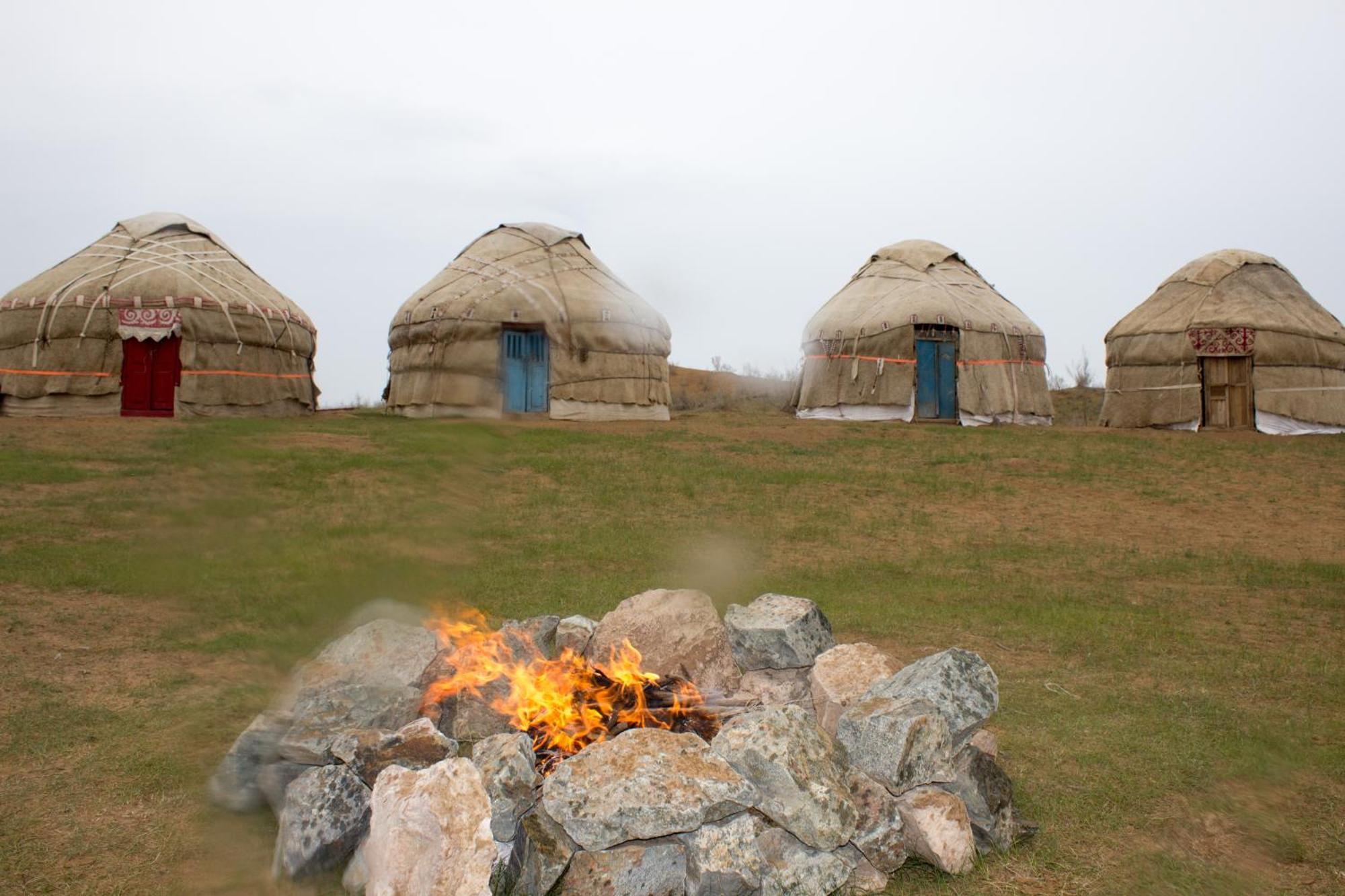 Hotel Authentic Uzbek Yurt Camp Eco-Friendly Nurota Esterno foto